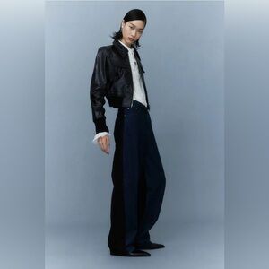 NWT H&M Studio A/W 2023 Two-Tone Wide-Leg Baggy Jeans | US 12 / EUR 44